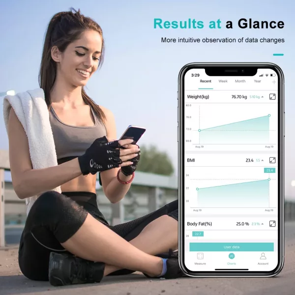 Insmart Digital Smart Scale, Bluetooth - Image 8