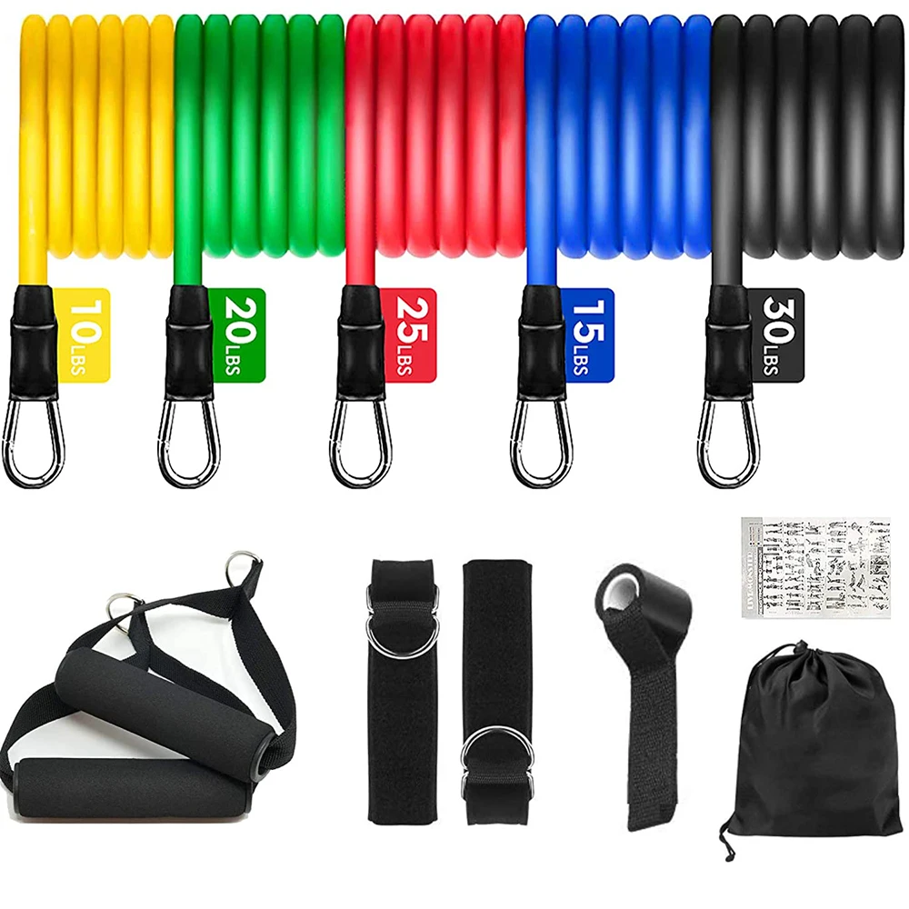 11 piece resistance band set