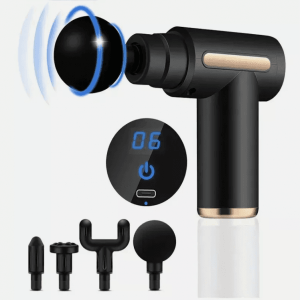 massage gun 4 heads