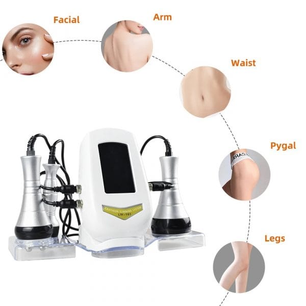 3 in 1 Cavitation Machine for Home Use or Spa, 40K Ultrasonic RF Vacuum for Body Sculpting - Image 9