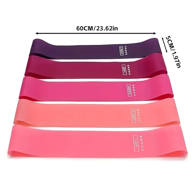 Exercise Loop Bands for Women: 5-Piece Set - Image 6