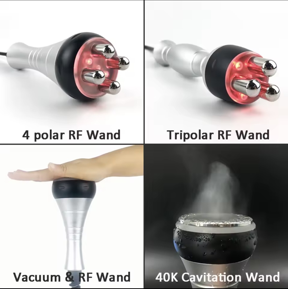 4 in 1 cavitation machine heads