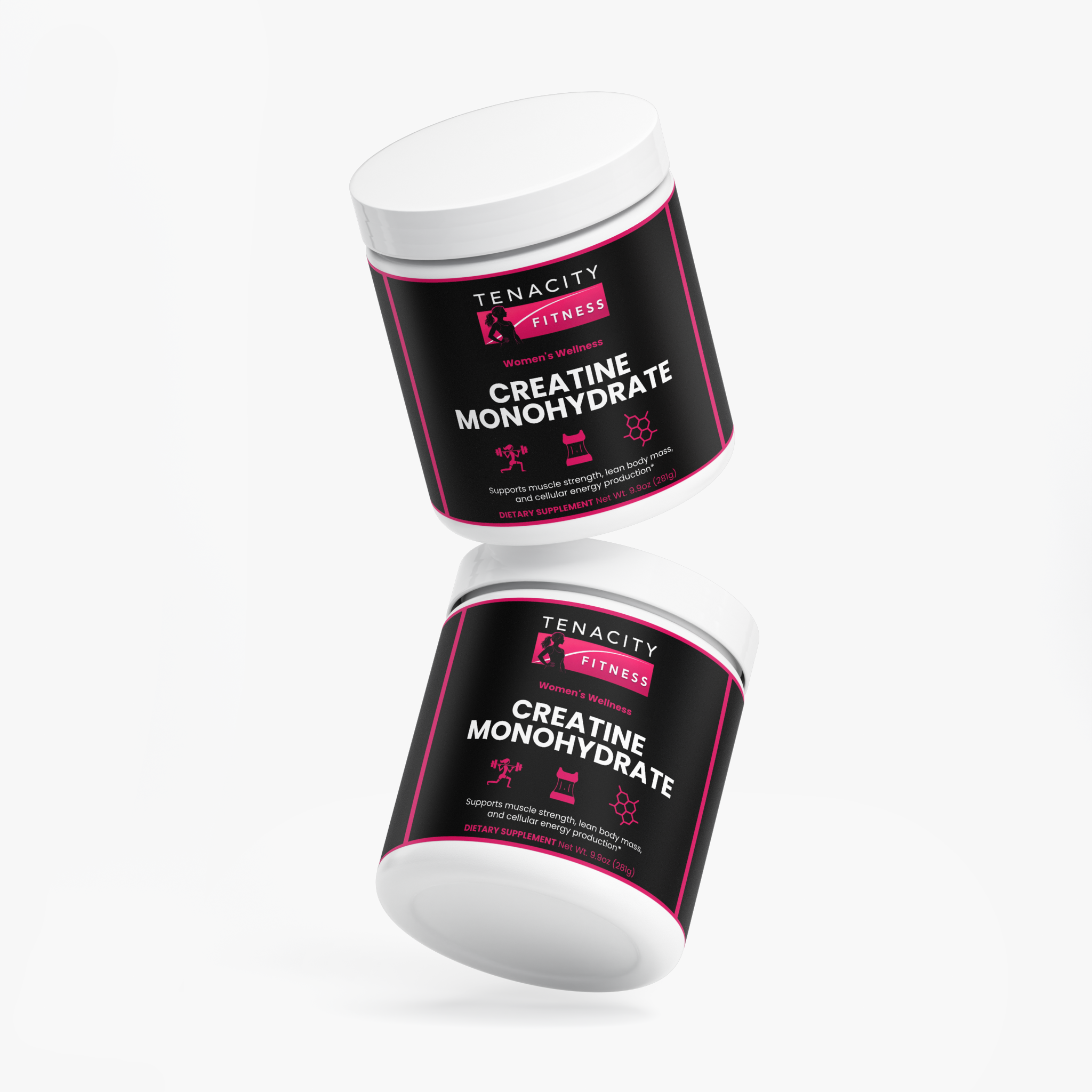 Tenacity Fitness Creatine Monohydrate Bottles