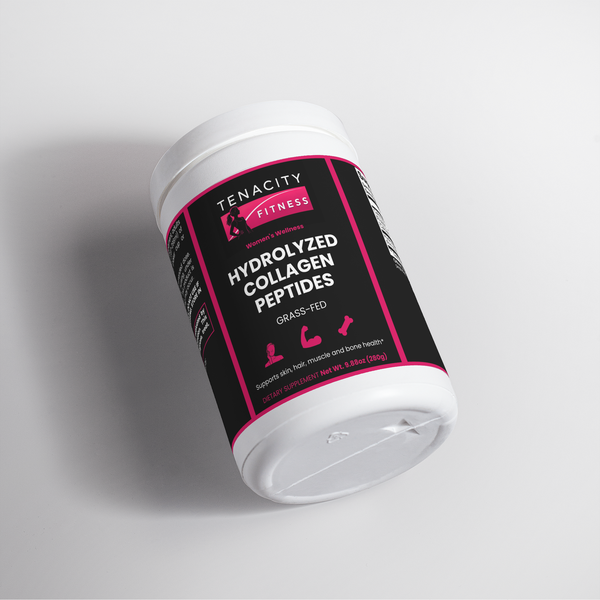 Collagen Peptides Supplement Bottle