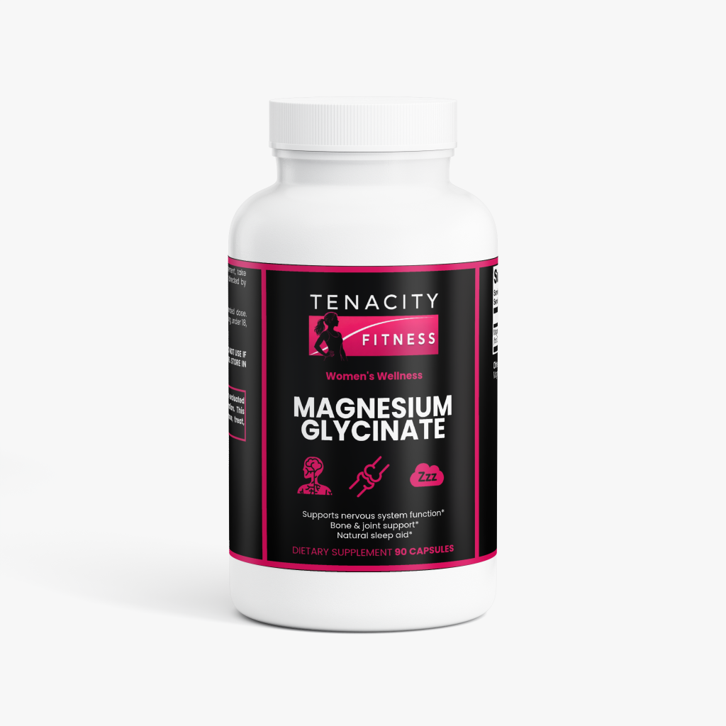 Tenacity Fitness Magnesium Glycinate for Women Bottle
