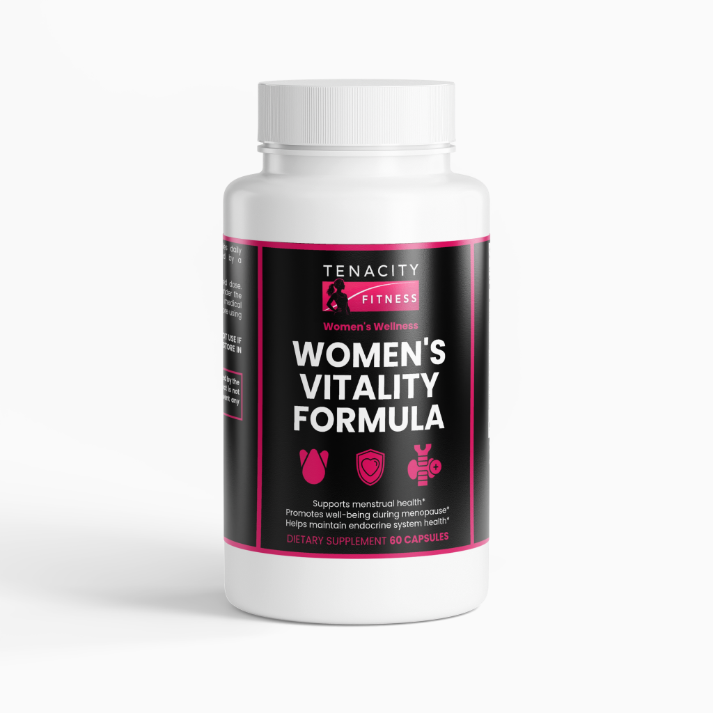women's vitality supplement bottle