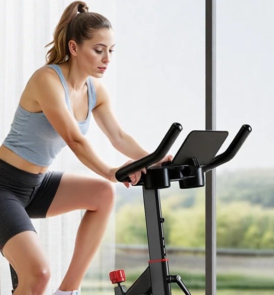 upright exercise bike for women