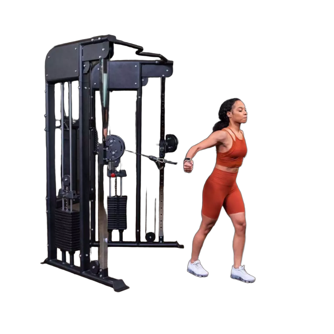 Body-Solid Functional Trainer for Women | GFT100 Dual Stack Cable Machine - Image 10
